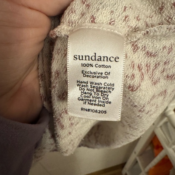 Sundance Neva Tapestry Beaded Top Red White Geometric Women Medium Casual Art - Picture 7 of 7